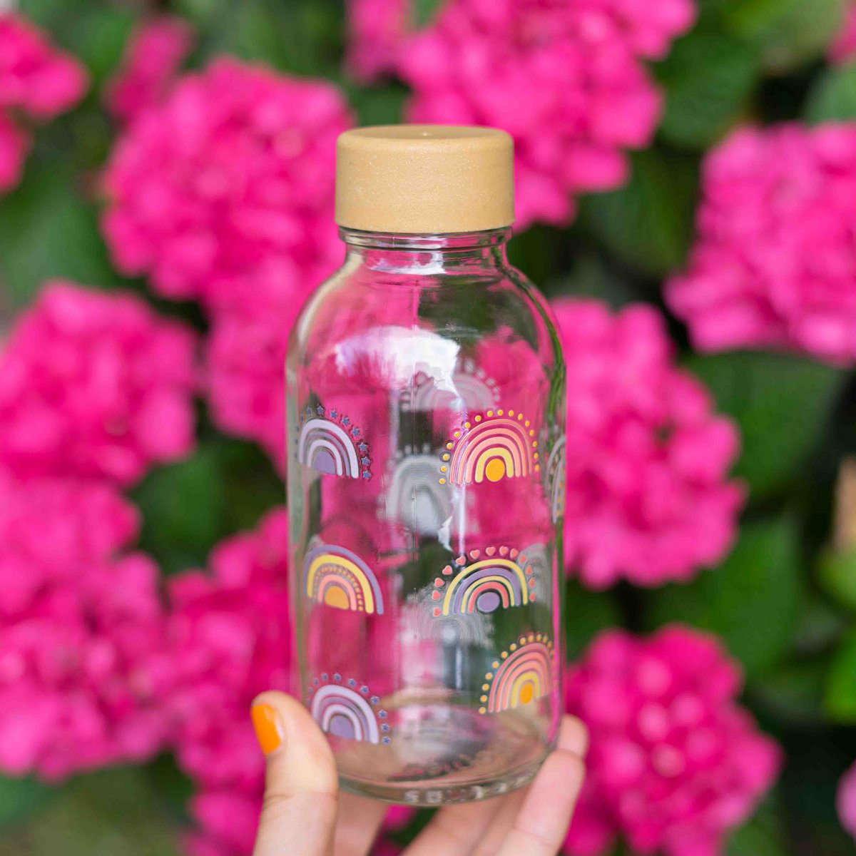 BOHO RAINBOW 0.4 l glass bottle