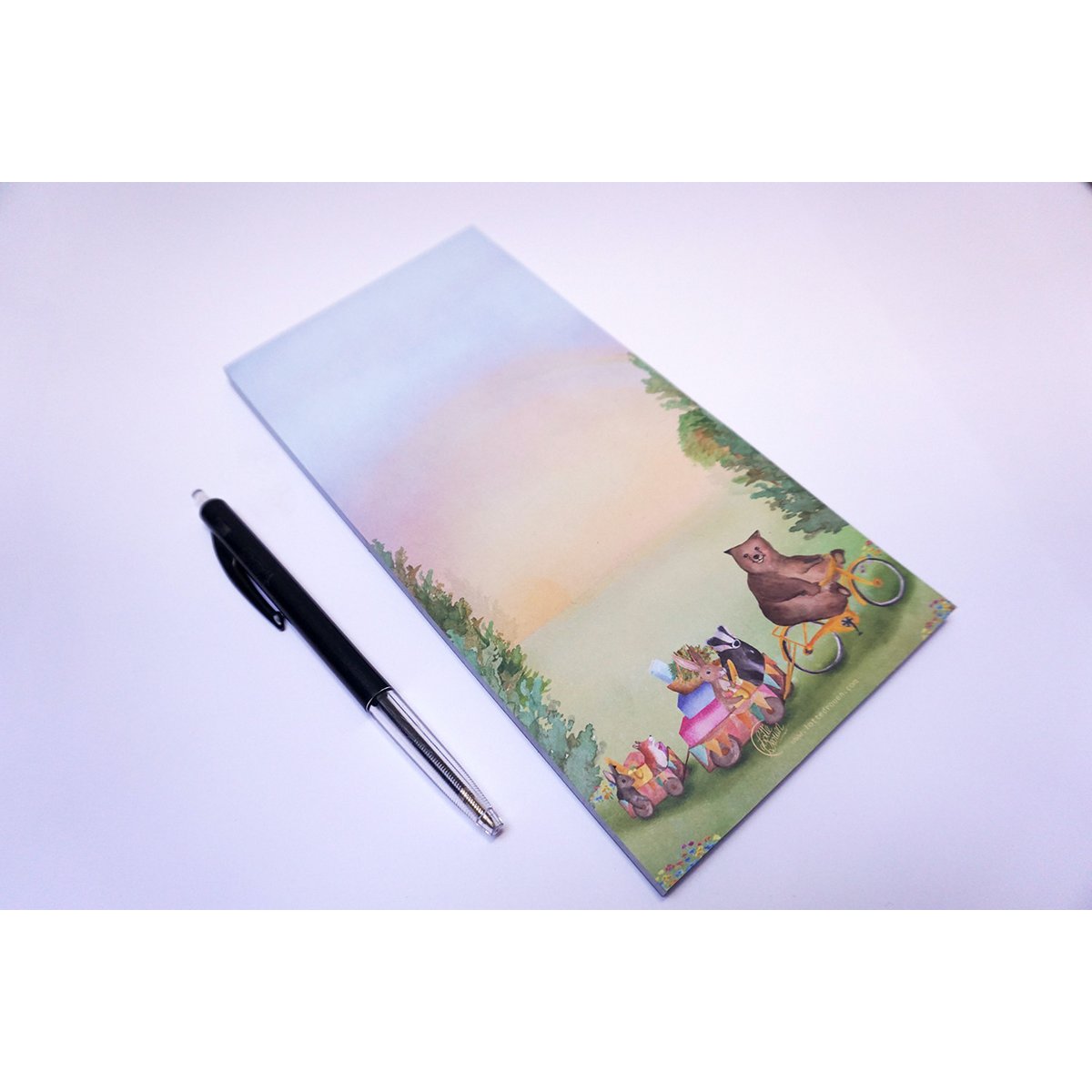 Langstrakte notebook -dagligvarer