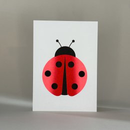 Risography Postcard - Ladybug - DIN A6
