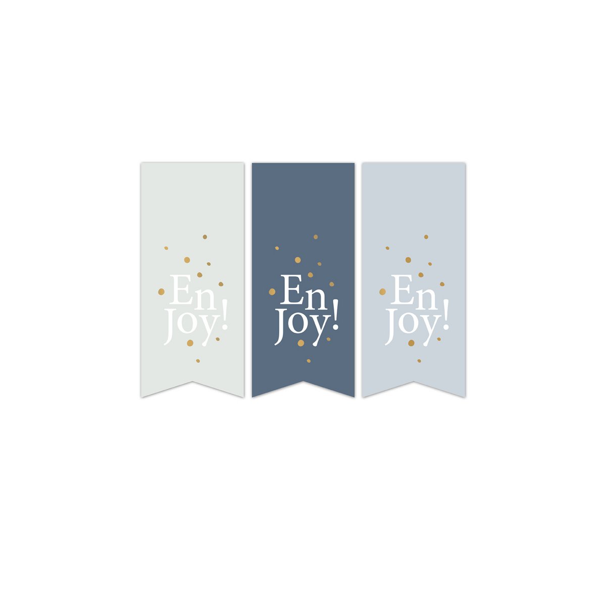 Enjoy pennants fall '23 gift stickers on a roll - 500 pieces