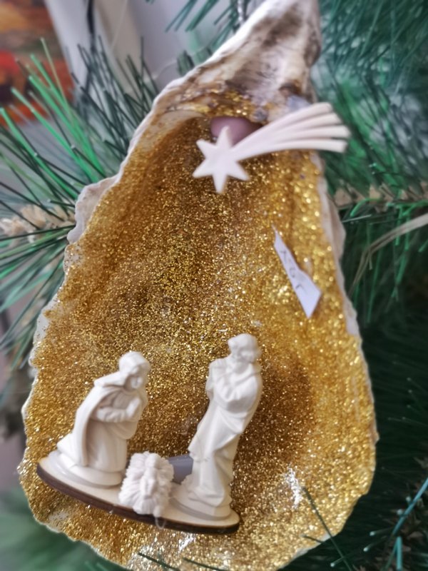 Julkrybben i en østers