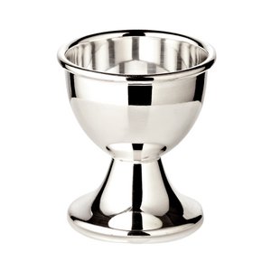 EDZARD Egg Cup Classo, classic shape, heavy silver-plated, height 5 cm
