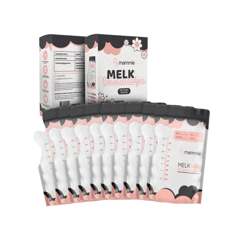 Torebki do przechowywania mleka matki z dzióbkiem - 300 ML - nie zawierają BPA