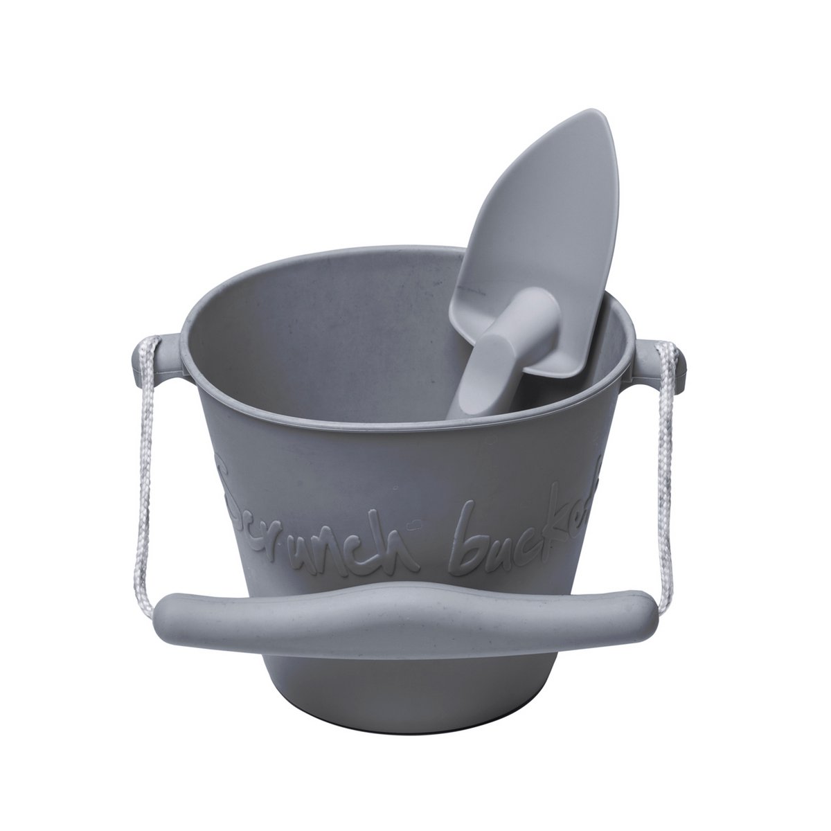 Set di secchi e vanga - grigio fresco