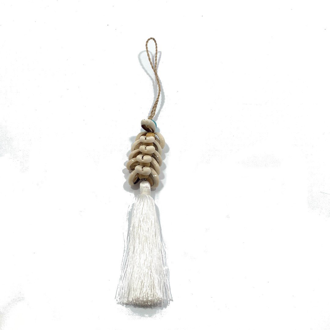 Cowrie pendant tassel