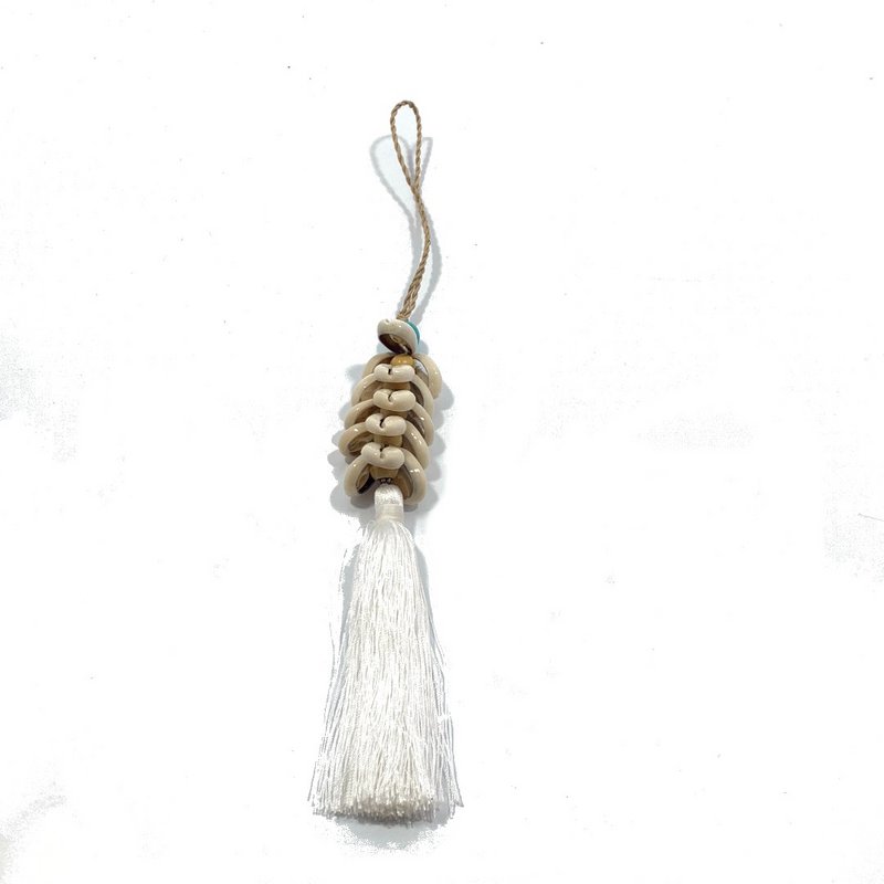 Cowrie pendant tassel
