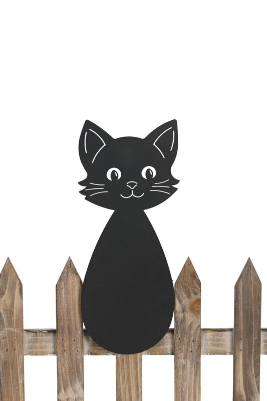 Zaunfigur Katze