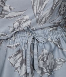 Pajamas: shirt + shorts Cloudy Tulips