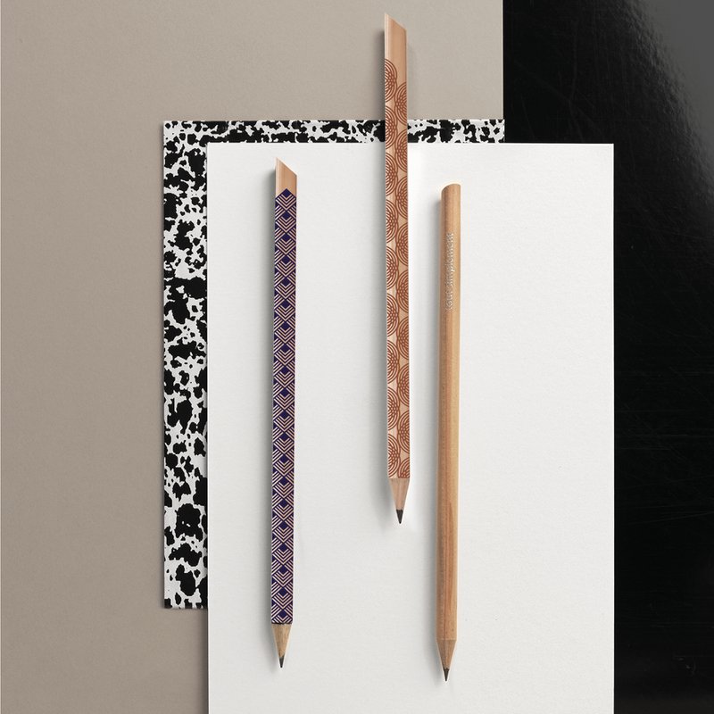 Assortiment de 24 crayons de papier magnétiques - graphique