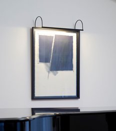 Clarus picture light LED made of brass / type 17 - 170 mm discharge / 2700 Kelvin / handmade in Germany