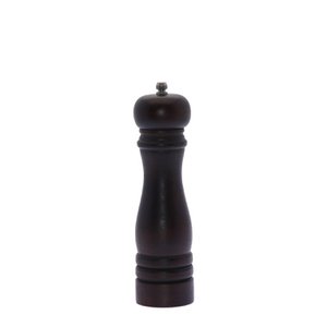 DARK BROWN WOODEN PEPPER BOX °5X20CM, RUBBER WOOD LL81287