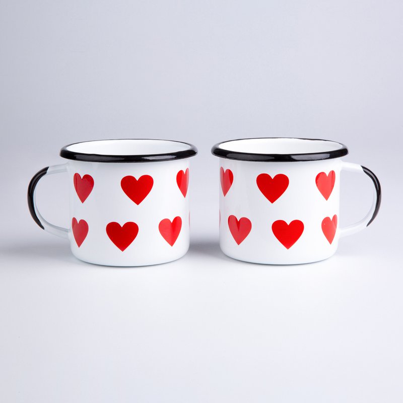 0,35l Emaille Kaffeebecher | Liebe
