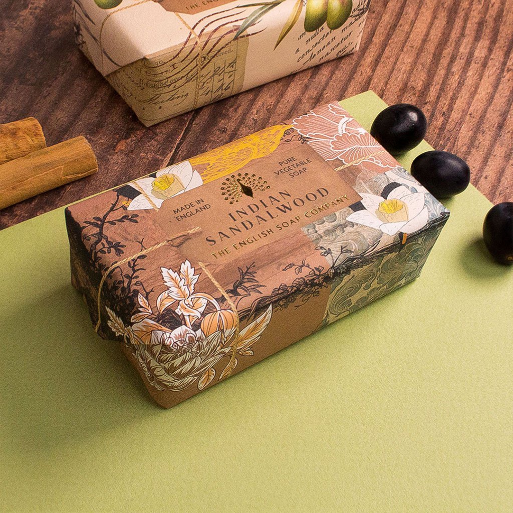 ENGLISH SOAP C° 190g zeep - Indian Sandalwood