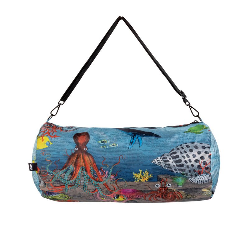 LOQI Weekender Large - World Map & Reef