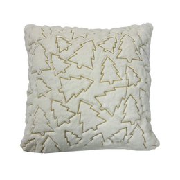 Textino PINA - Cushion 45x45 cm - Christmas - Snow white - White