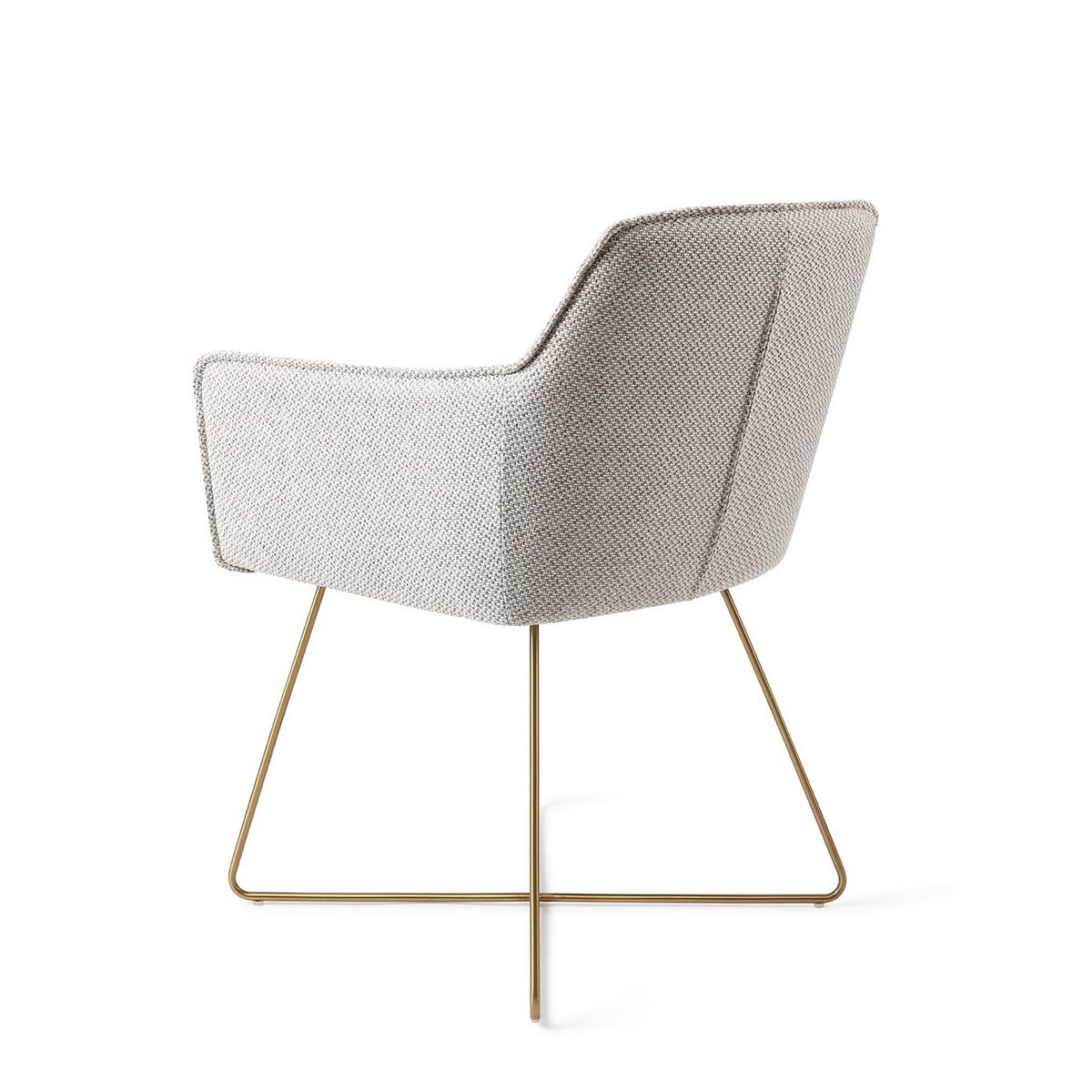 Jesper Home Hofu Dining Chair Cross Gold