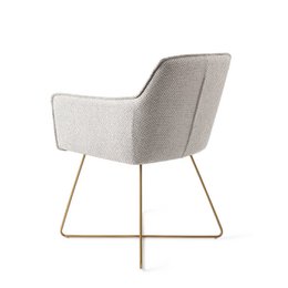 Jesper Home Hofu Dining Chair Cross Gold