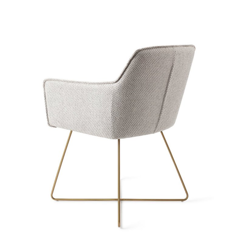 Jesper Home Hofu Dining Chair Cross Gold