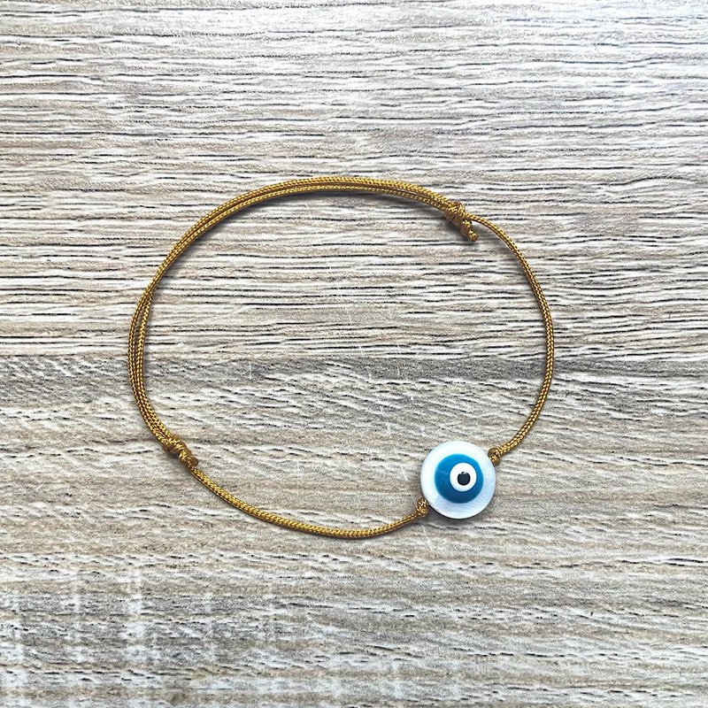 Bransoletka ze sznurka Lucky Blue Eye