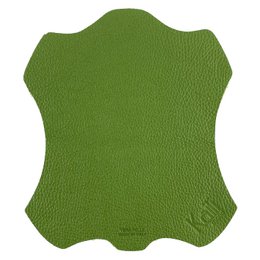 Green leather mouse pad with blue mouse
