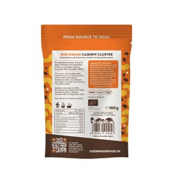 CLUSTER DI ANACARDI E CACAO CRUDO 100g - fai uno spuntino in allegria