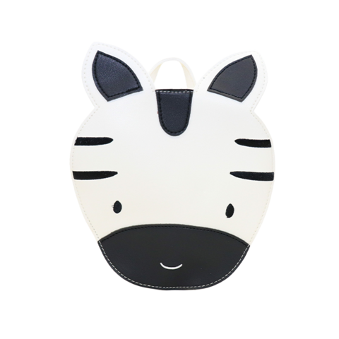 Adjustable animal shoulder bag for children - Aiko the zebra