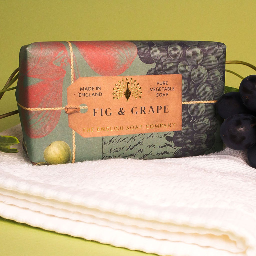 ENGLISH SOAP C° 190g zeep - Fig & Grape