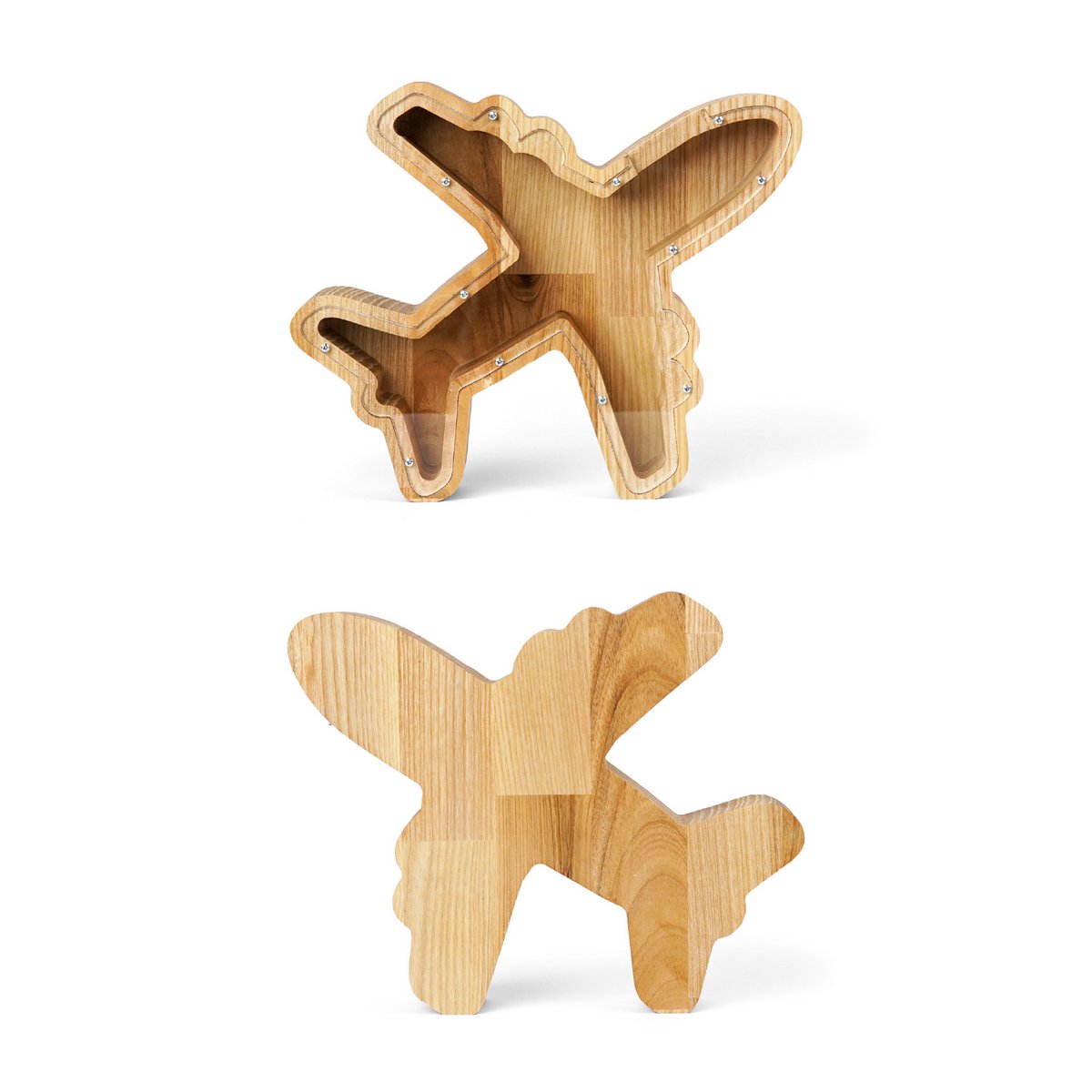 Wooden Piggy Bank Plane