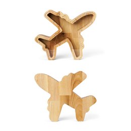 Wooden Piggy Bank Plane