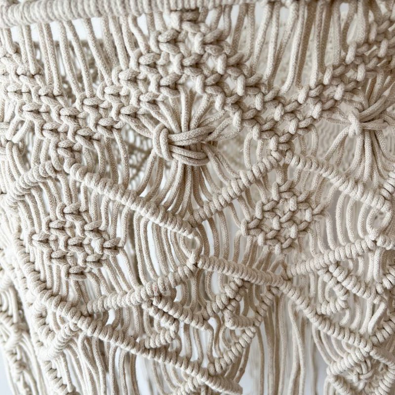 Macrame lampeskærm XL | Glød