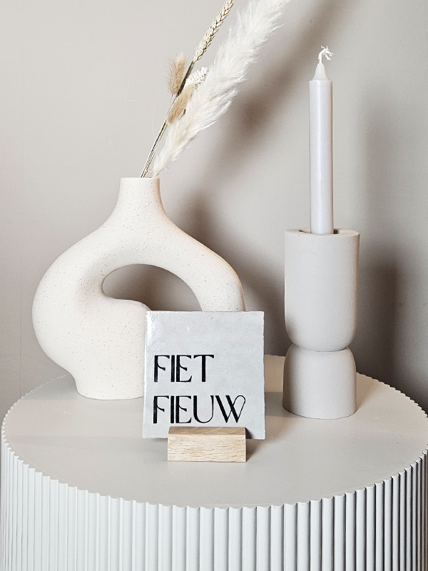 Tegelhouder Eikenhout | solid oak | by Most Lovely