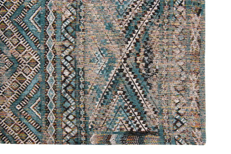 Dywan Eco - Zemmuri Blue - Dywan brązowo-niebieski