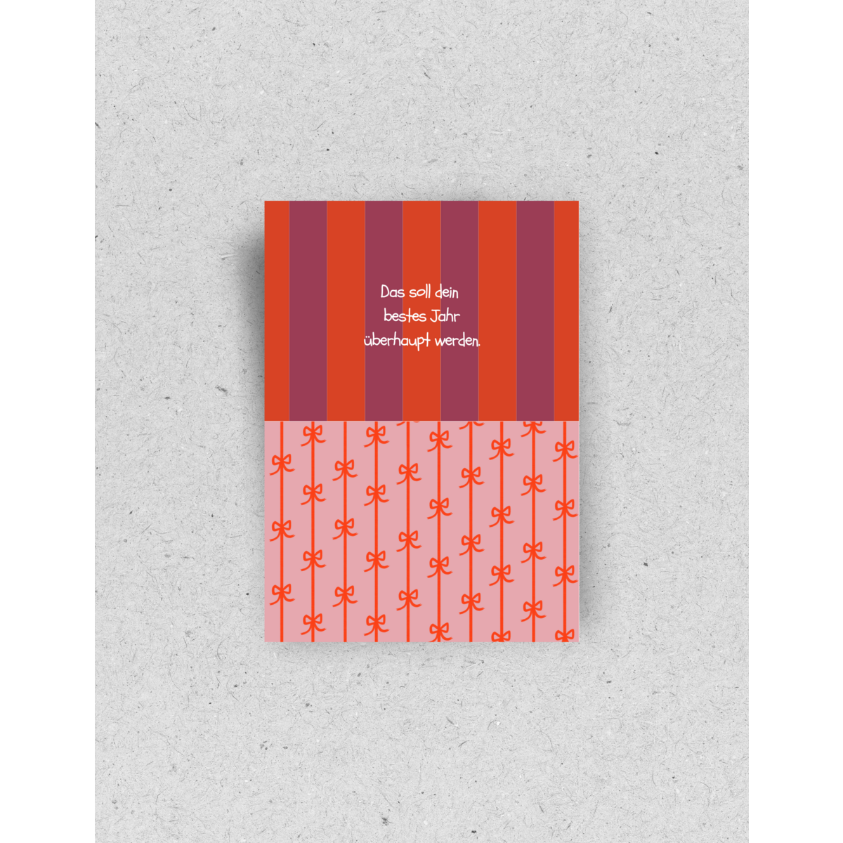 Postcard "This should be your best year ever" | Recycled paper