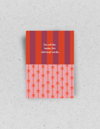 Postcard "This should be your best year ever" | Recycled paper