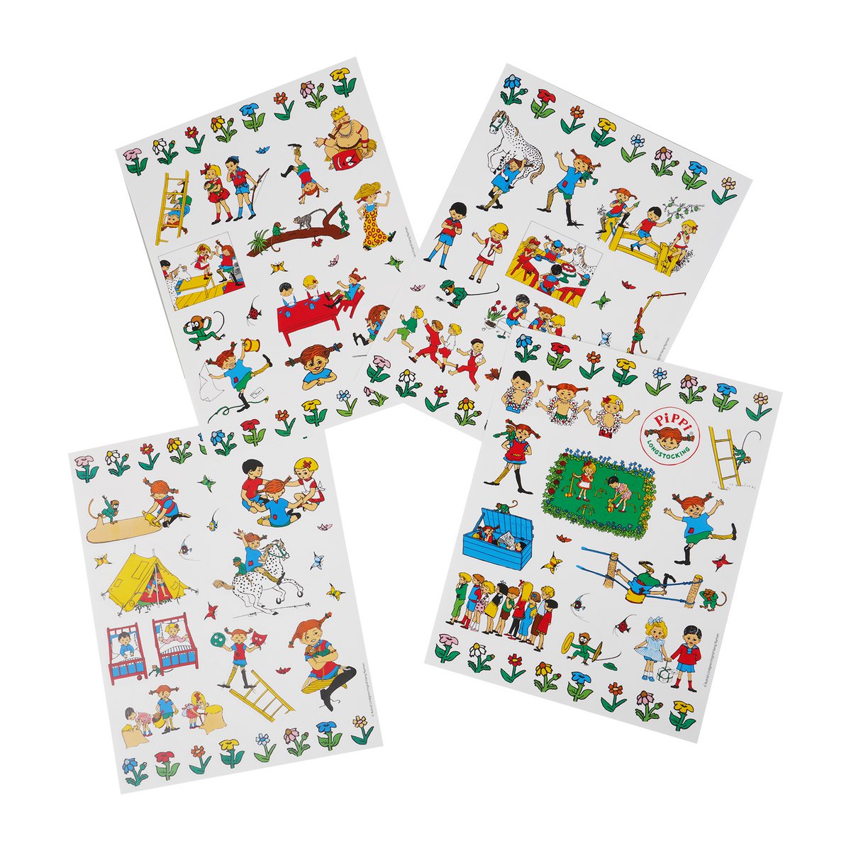 Pippi - Stickers - Vrienden
