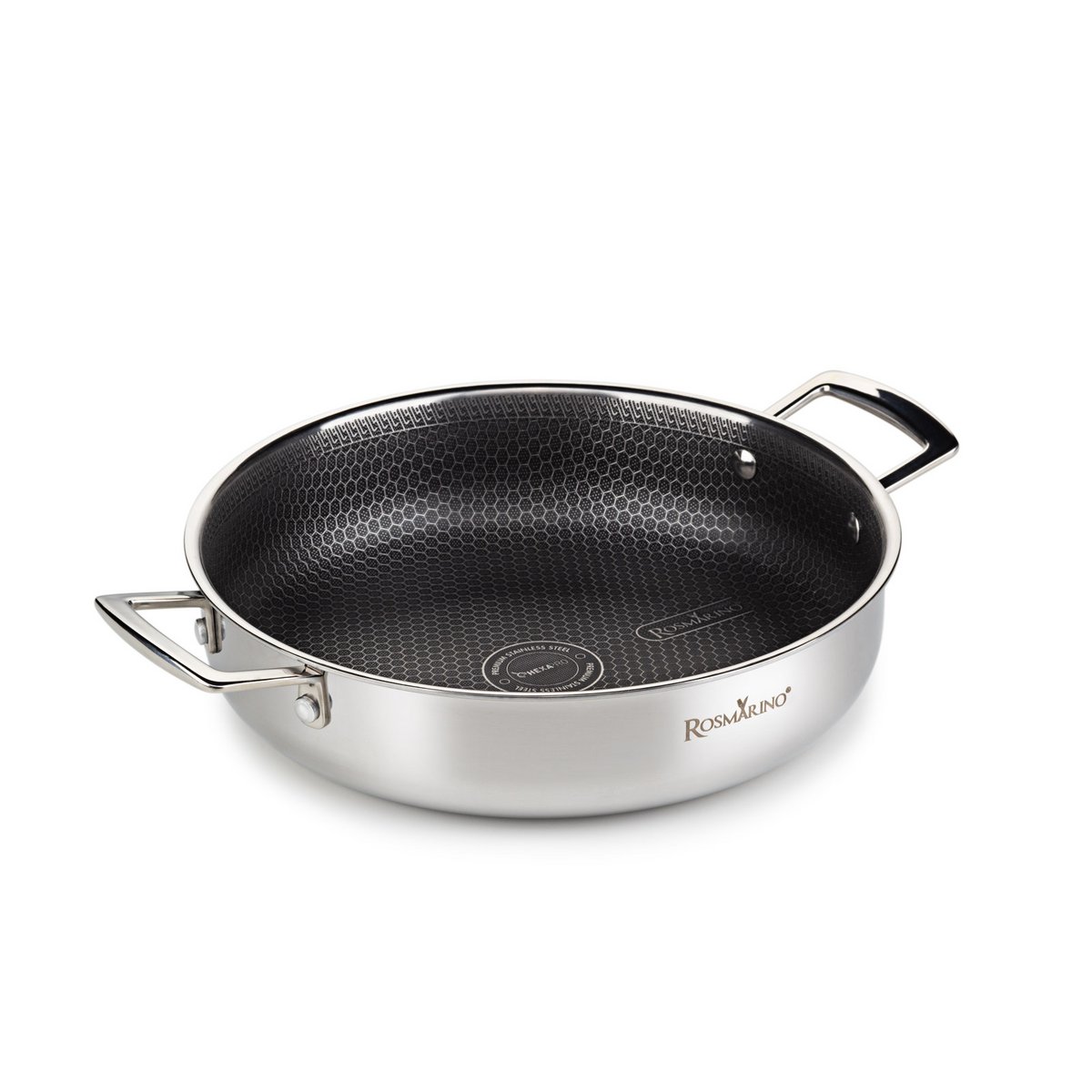 Rosmarino - Hexapro low frying pan with lid - 28cm