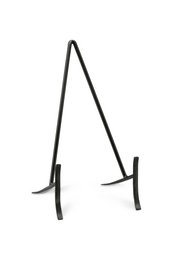 Set/2 Plate Stand Small Black 11x20cm