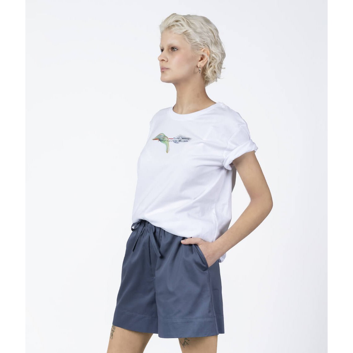 Shorts Sølvblå