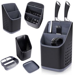 Cutlery holder / drainer plastic 14x12.5x23cm