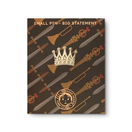 Golden Metal Pin "Crown"