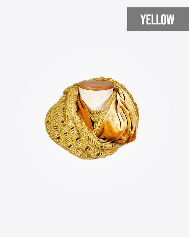 Snood con rivestimento in velluto: LIZBET