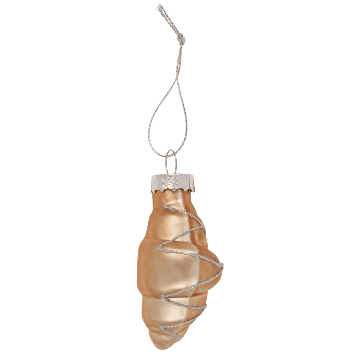 Glass tree decorations, Coffee, set of 3, Coffee