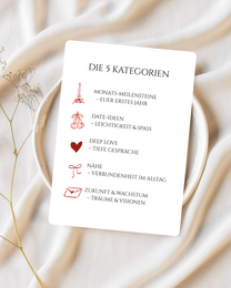 Just Married – card box for your first year of marriage