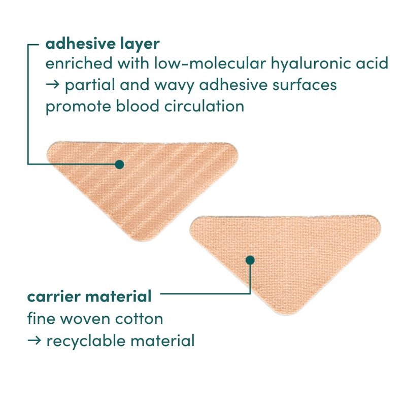 APRICOT Cotton Facial Patches with Hyaluron - Mini Pack