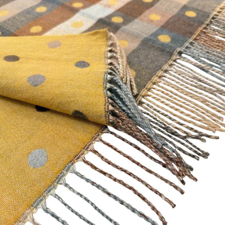 Wendeschal für Damen aus Wolle im Polka Dot-Design ITFUHZY-26-02