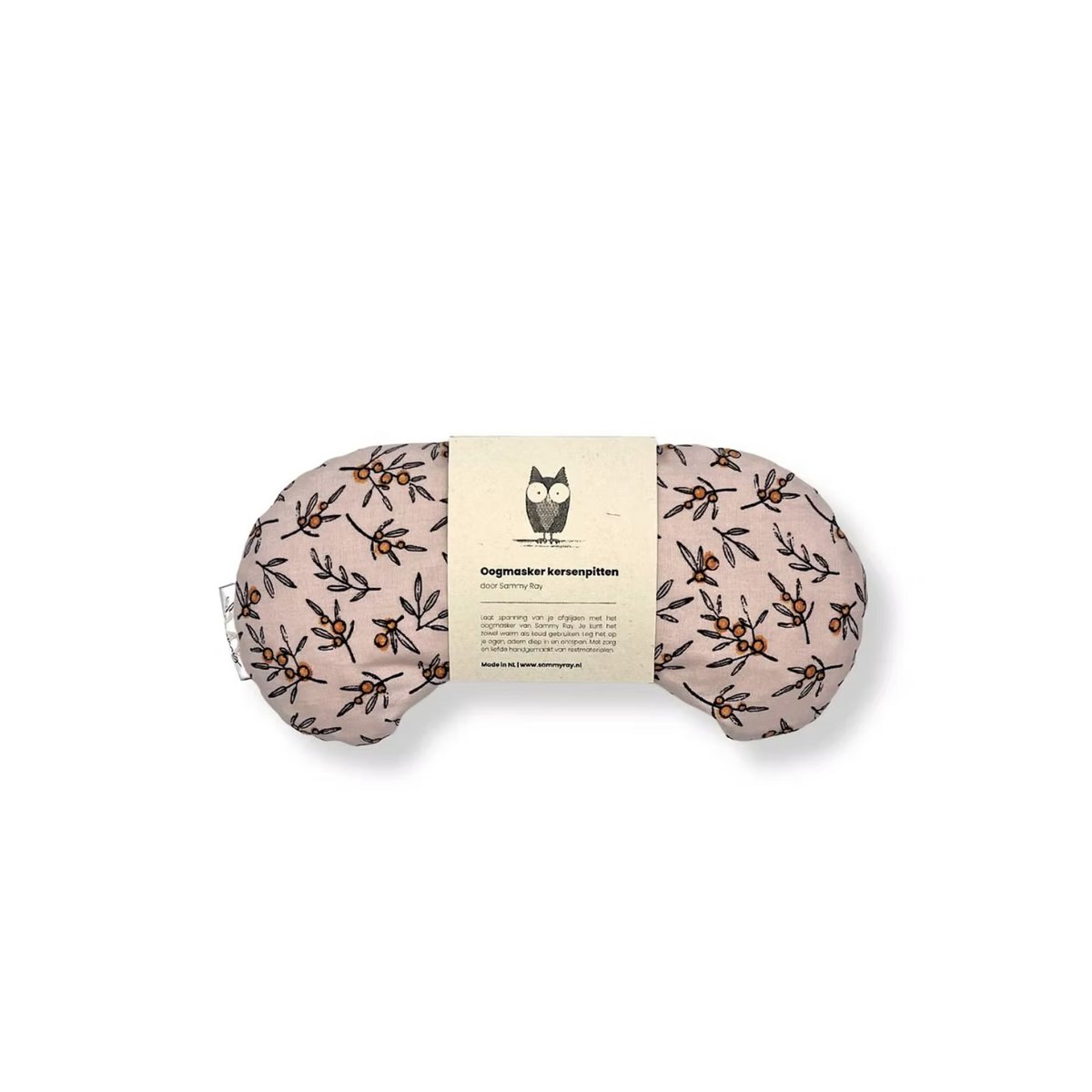 Heating cushion - Cherry stone eye mask - Pink blossom branch