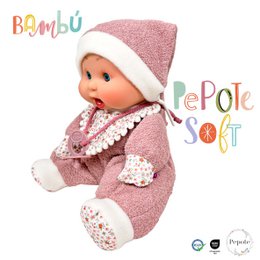 PEPOTE SOFT BAMBOO DISPLAY DOLL 8 UNITS