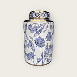 Blue and White  Porcelain Flower Vase (For Kitchen Home)