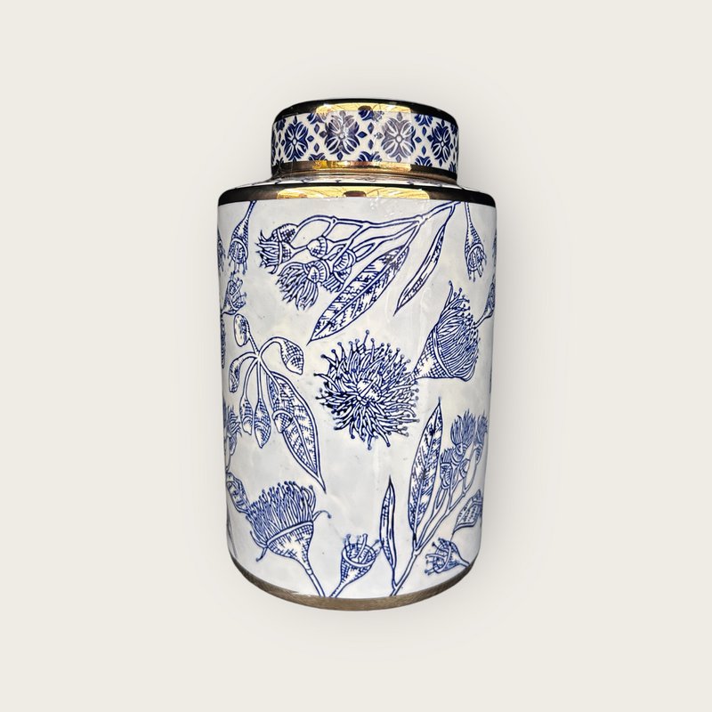 Blue and White  Porcelain Flower Vase (For Kitchen Home)