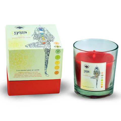 Green Tree Yoga Duftkerze 125 Gramm